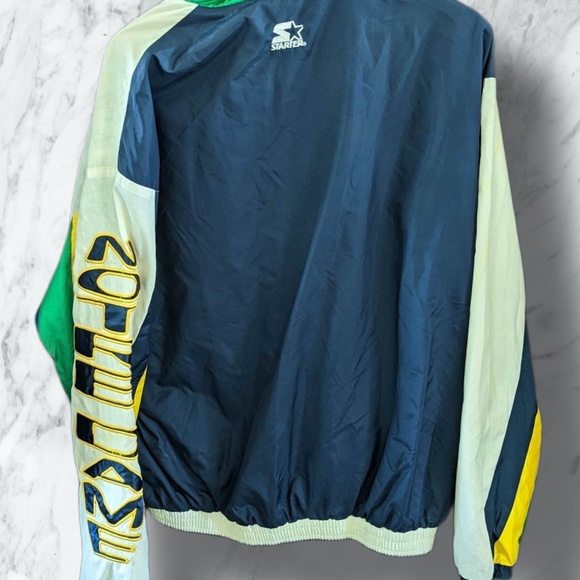 RARE - Vintage Starter Notre Dame Fighting Irish Windbreaker Jacket - Picture 2 of 4